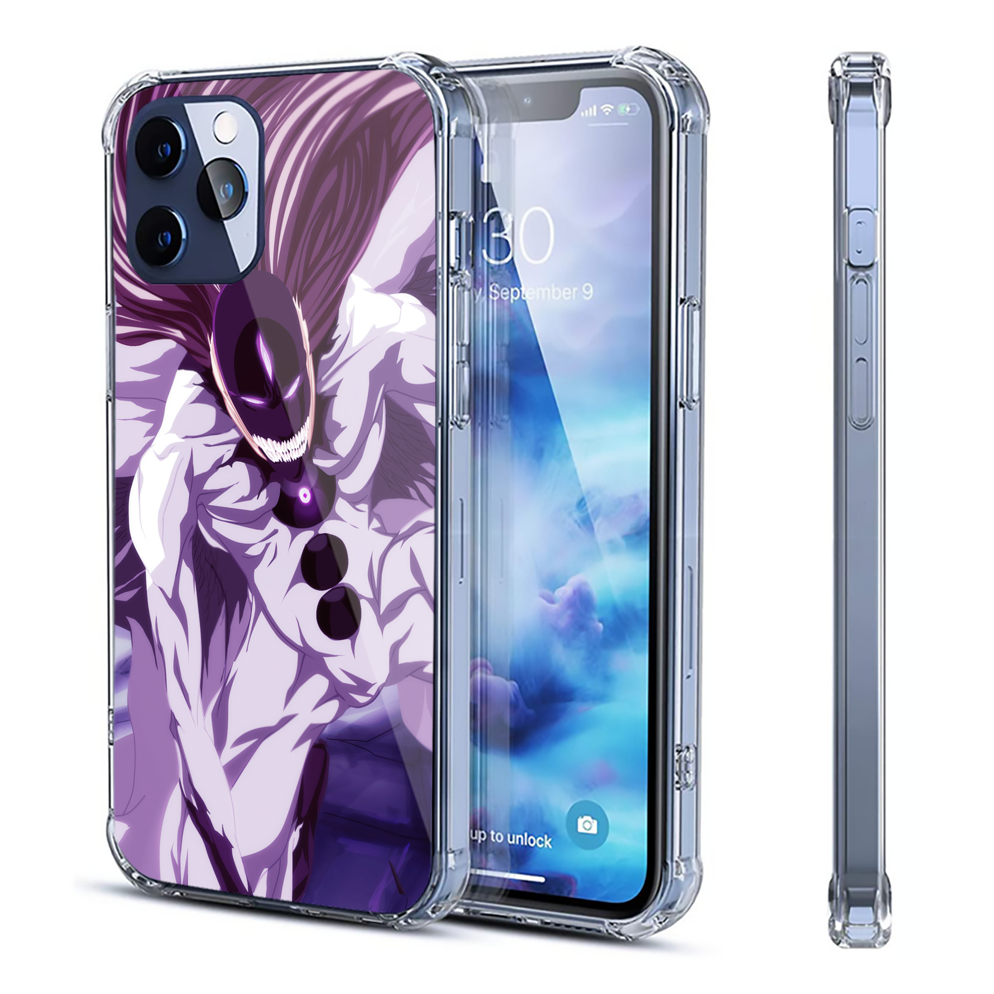 （画像用） ブリーチ BLEACH 【iPhone 12シリーズ対応】透明スマホケース（クリアソフトケース）